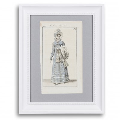 Moda ok. 1818. Wg. Horace'a Verneta,  z serii Costume Parisien. Francja, 1818.